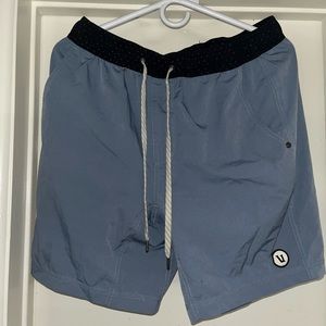 Vuori swim trunks blue mens small